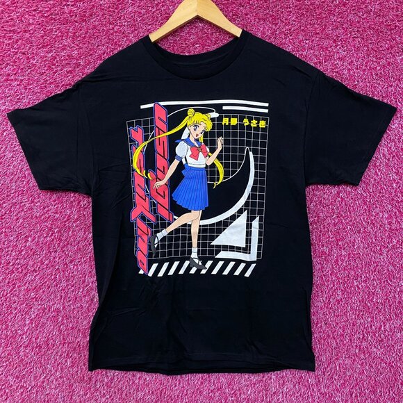 Sailor Moon Usagi Tsukino Double-Sided Anime T-Shirt Large - Picture 1 of 5